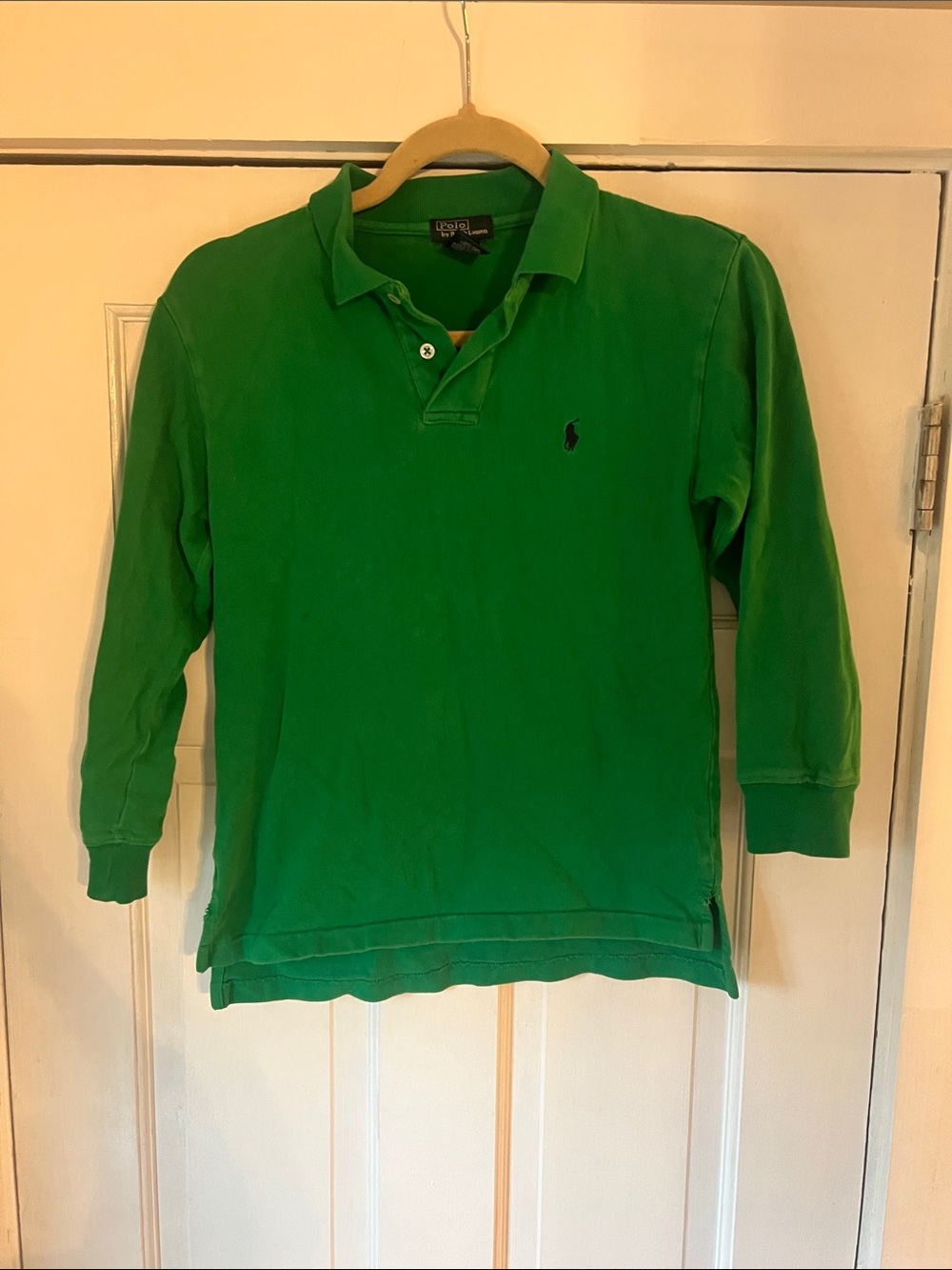 Polo by Ralph Lauren Kids Bright Green Long-Sleeve Polo Shirt